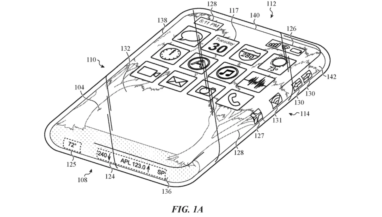 Hình ảnh bằng sáng chế của Apple.