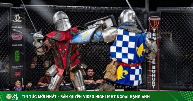 Môn MMA độc lạ: Võ sĩ mặc áo giáp Trung cổ, dùng kiếm đánh nhau trong lồng