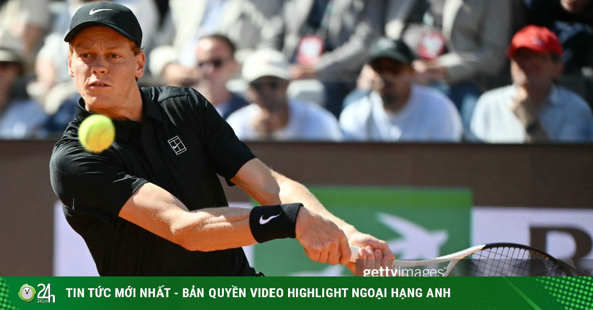 Video tennis Sinner - Popyrin: Choáng váng game đầu, thảm bại 0-6 (Rome Open)
