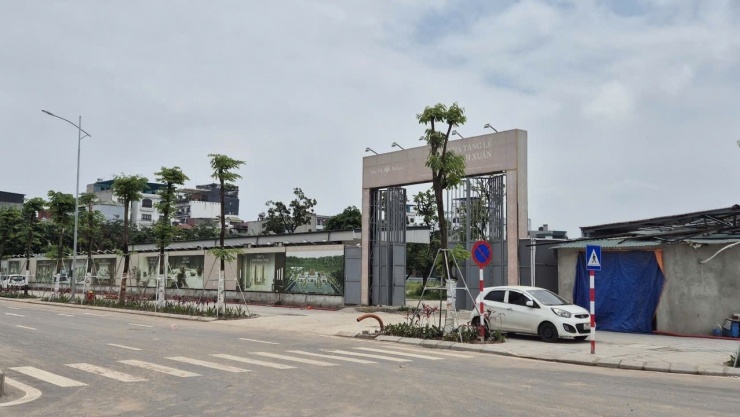 Khu vực dự án Nhà tang lễ quận Thanh Xuân.