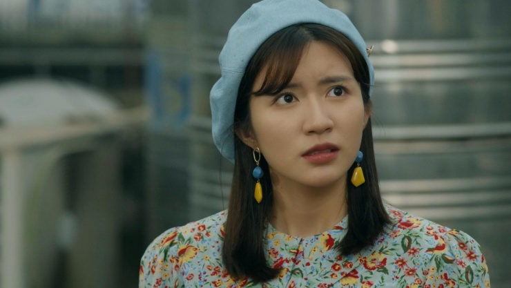 Ngọc Huyền trong phim "Dưới ô cửa sáng đèn"