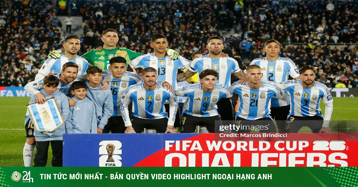 Đội tuyển mạnh nhất World Cup: Argentina “thay máu”, Messi lĩnh xướng dàn sao 762 triệu euro