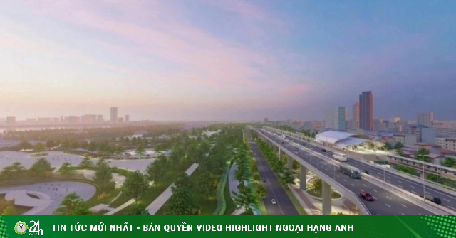 Những công trình nào được Hà Nội xây dựng trước ở trục đại lộ cảnh quan sông Hồng?