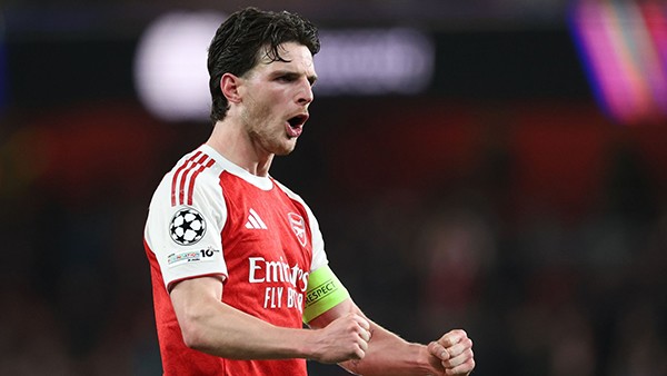 Declan Rice là nhân tố không thể thiếu trong hành trình cạnh tranh các danh hiệu của Arsenal