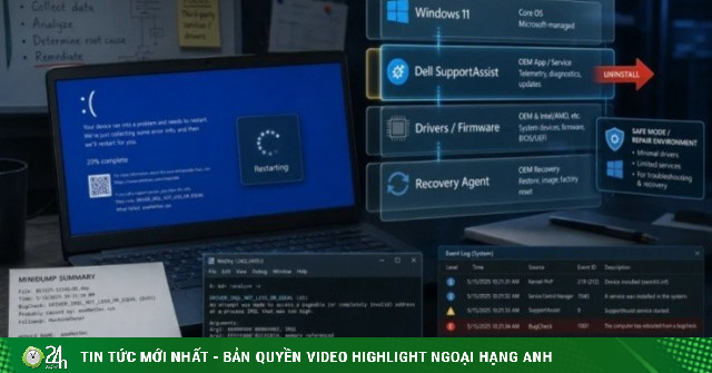 Máy tính Dell tự khởi động lại liên tục khiến người dùng hoang mang