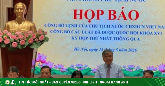 Công bố lệnh của Chủ tịch nước về 9 luật được Quốc hội thông qua tại Kỳ họp thứ Nhất