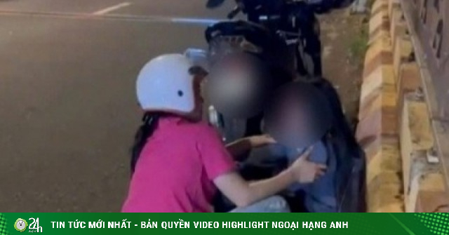 Nữ thiếu tá công an nhanh trí cứu người phụ nữ định nhảy cầu ở Lâm Đồng