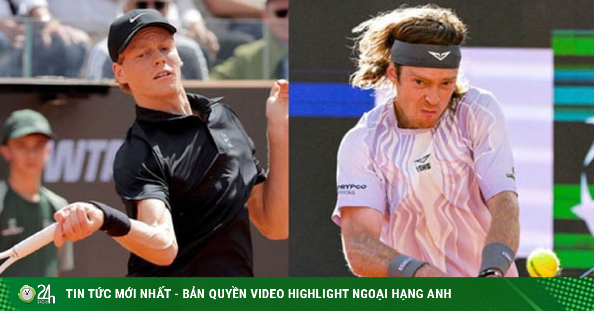 Trực tiếp tennis Sinner - Rublev: Kỷ lục ấn tượng vẫy gọi (Rome Open)