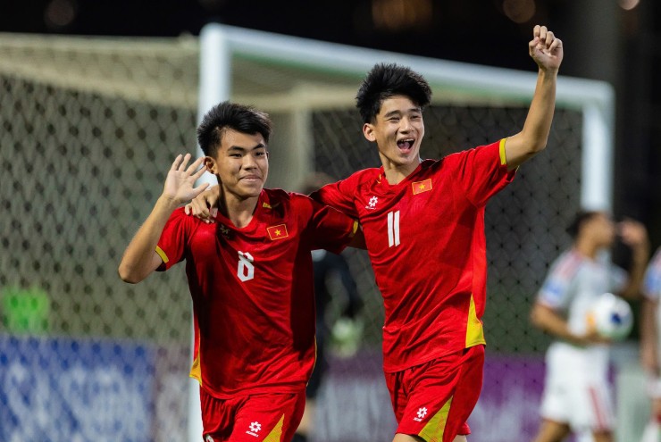 U17 Việt Nam vượt qua được áp lực bị dẫn trước để thắng ngược U17 UAE