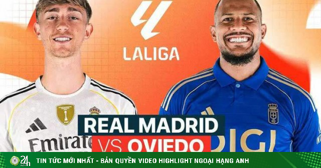 Trực tiếp bóng đá Real Madrid - Real Oviedo: Thắng để vực dậy niềm tin (La Liga)