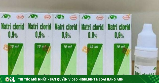 Thu hồi toàn quốc lô thuốc nhỏ mắt Natri clorid 0,9% rất phổ biến: Phó Cục trưởng Quản lý Dược lên tiếng