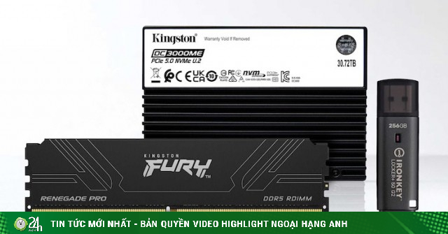 Kingston tung RAM DDR5 và ổ SSD siêu tốc, dung lượng "khủng"