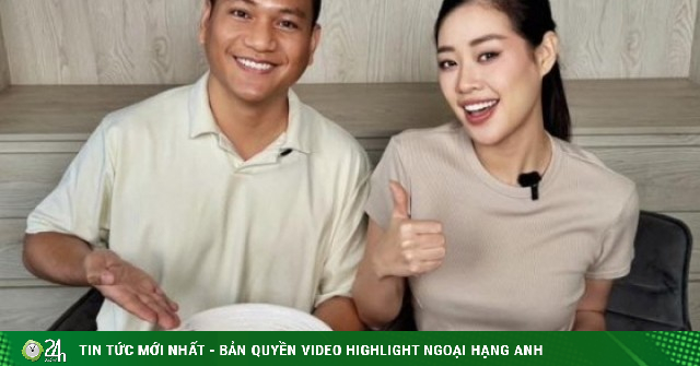Ông xã Khánh Vân nấu đủ món 'trên rừng dưới biển' chiều vợ