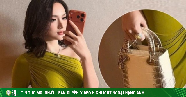 Hương Giang xách túi da cá sấu tiền tỷ tại MGI All Stars