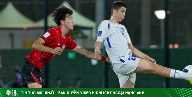 Video bóng đá U17 Uzbekistan - U17 Hàn Quốc: Rượt đuổi 4 bàn, vỡ òa luân lưu (U17 châu Á)