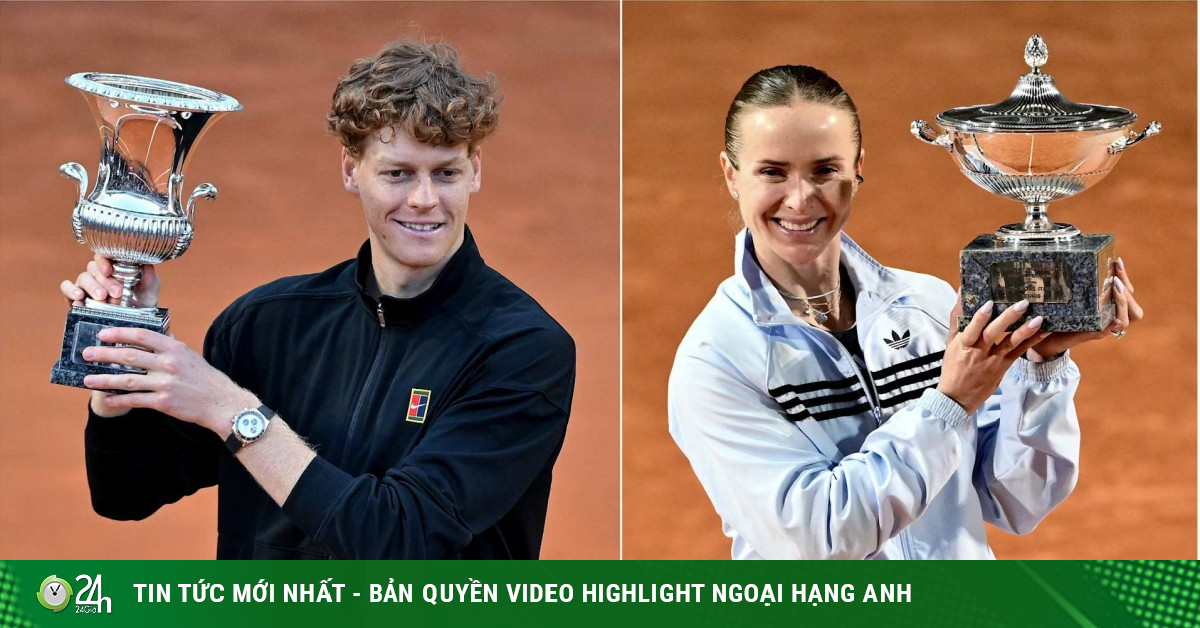 Sinner - Svitolina "cặp đôi hoàn hảo" ở Rome Open: Càng áp lực càng thăng hoa