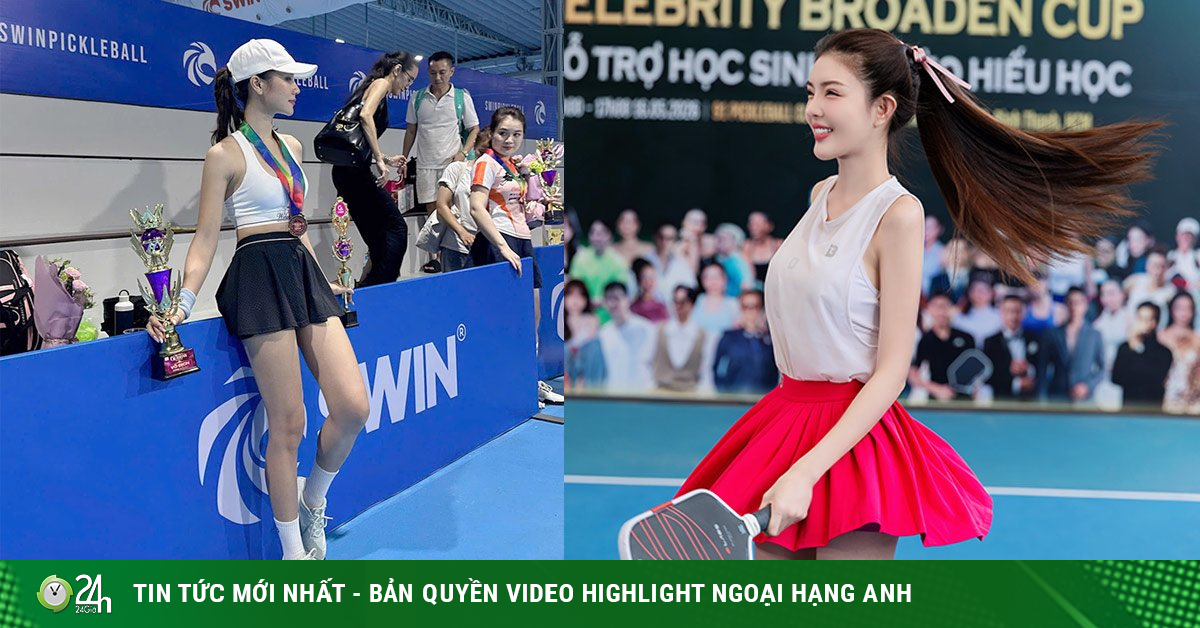 Người đẹp Moon Võ 2 ngày giành 3 danh hiệu pickleball, diễn viên Lilly Luta lần đầu có cúp
