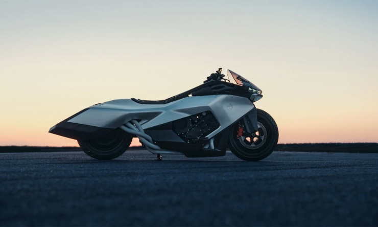 BMW Motorrad Vision K18 Concept: siêu môtô cảm hứng máy bay tàng hình - 4