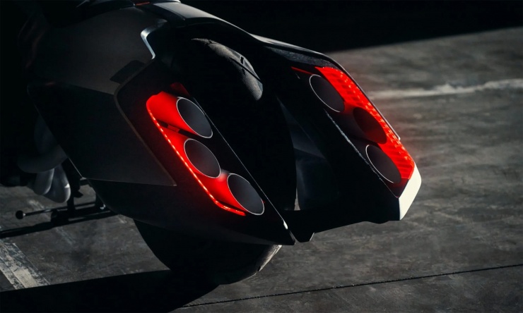 BMW Motorrad Vision K18 Concept: siêu môtô cảm hứng máy bay tàng hình - 10