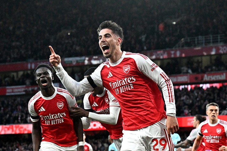Havertz đưa Arsenal đến rất gần với chức vô địch Ngoại hạng Anh