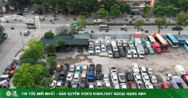 Bãi xe không phép mọc trên đất dự án ở Hoàng Mai, người dân thấp thỏm lo cháy nổ