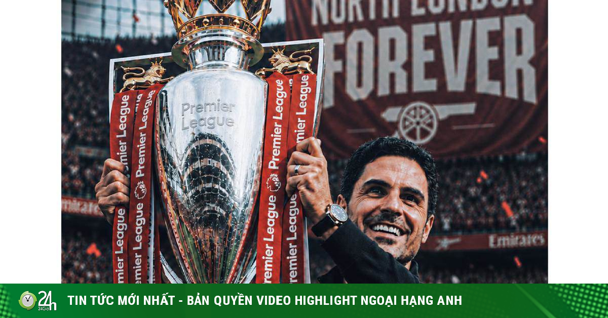 Nóng bảng xếp hạng Ngoại hạng Anh: Man City ngã đau, Arsenal chính thức vô địch