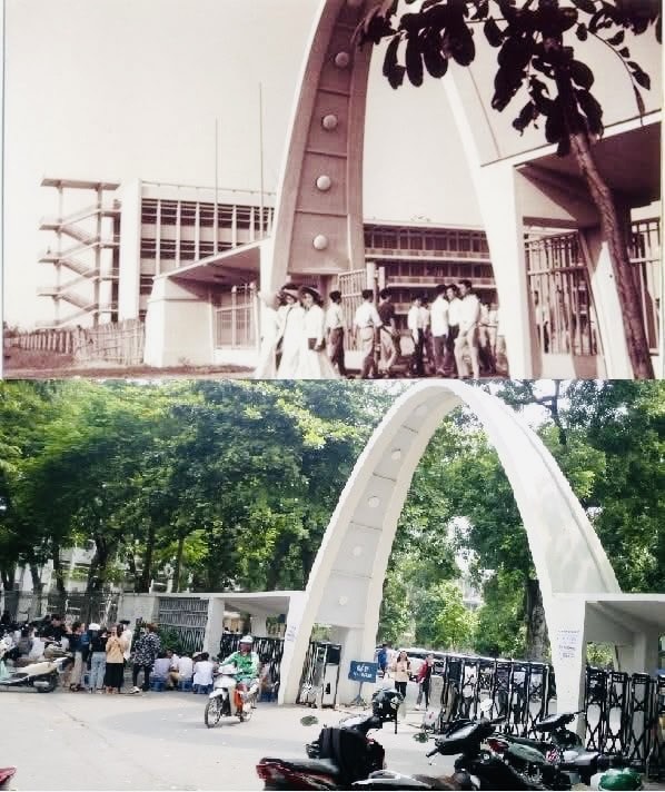 Cổng Parabol xưa và nay.