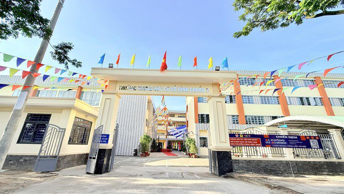 Trường THCS Bình Chuẩn 2, phường Thuận Giao, TPHCM.