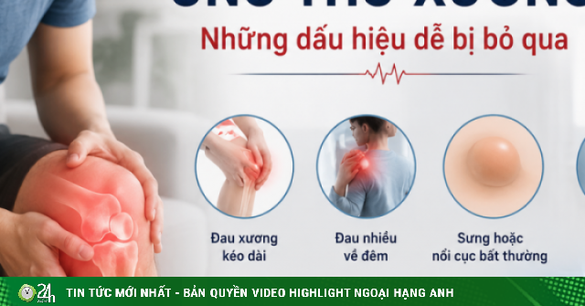 Đau xương kéo dài, đau nhiều về đêm: Bác sĩ cảnh báo dấu hiệu ung thư xương dễ bị bỏ qua