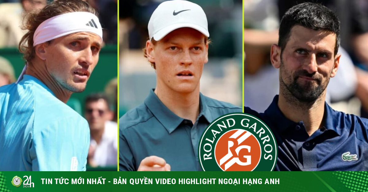 Lịch thi đấu tennis đơn nam giải Roland Garros 2026 mới nhất