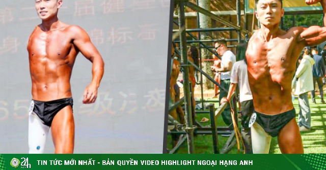 Người đàn ông mất một tay, một chân thi thể hình