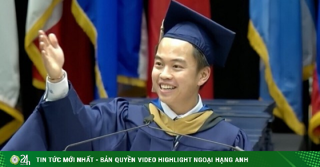 Bài phát biểu tốt nghiệp của nam sinh Việt nhắc 'Ước mơ của mẹ', khán phòng lặng đi