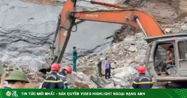 Hiện trường vụ sạt lở mỏ đá tại Thanh Hóa khiến 3 người tử vong