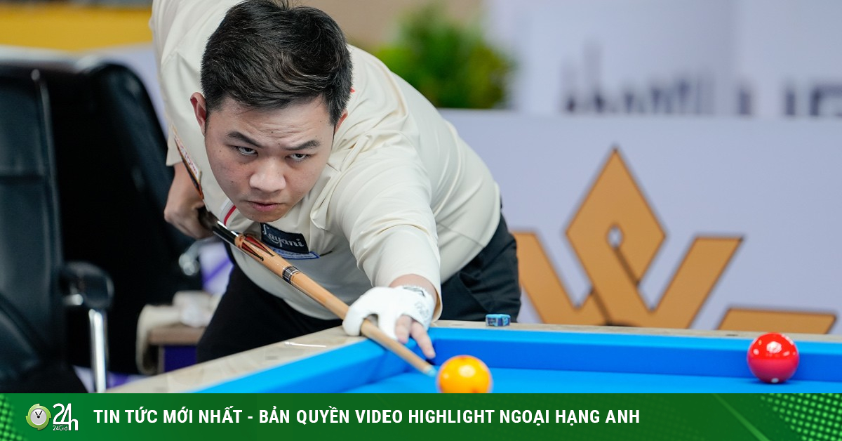 Bao Phương Vinh ngược dòng đáng nể, đấu số 1 bi-a thế giới tại World Cup