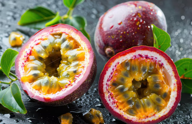 Quả chanh dây giàu chất xơ và polyphenol.