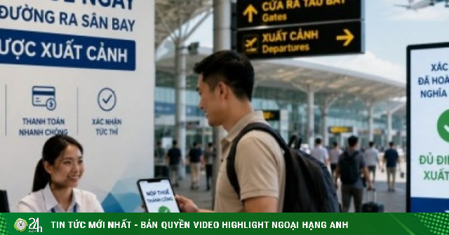 Có thể nộp thuế ngay trên đường ra sân bay để được xuất cảnh