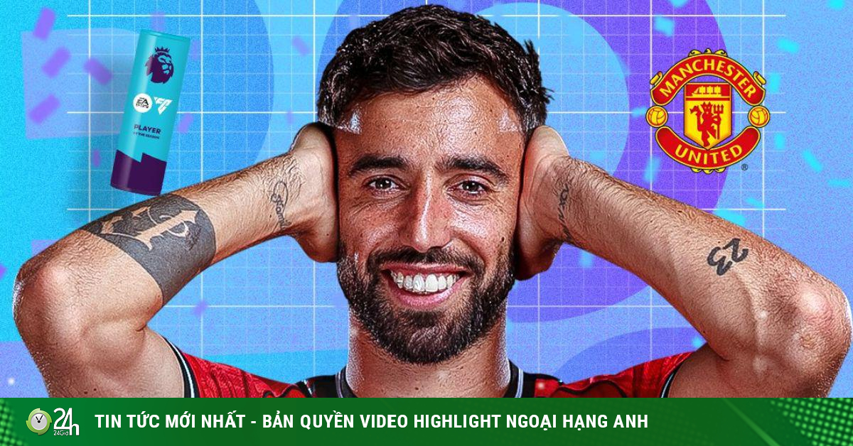 Bruno Fernandes giật giải Cầu thủ xuất sắc nhất Ngoại hạng Anh 2025/26