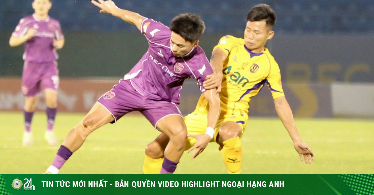 Video bóng đá Becamex TP HCM – SLNA: Bàn thắng quyết định, nghiệt ngã thẻ đỏ (V-League)
