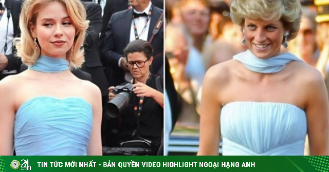 Bộ váy làm nên lịch sử thời trang của Diana được tái hiện ở Cannes 2026