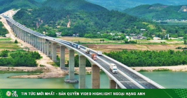 Ngắm cao tốc Bắc - Nam tuyệt đẹp uốn lượn giữa núi sông Tây Nguyên