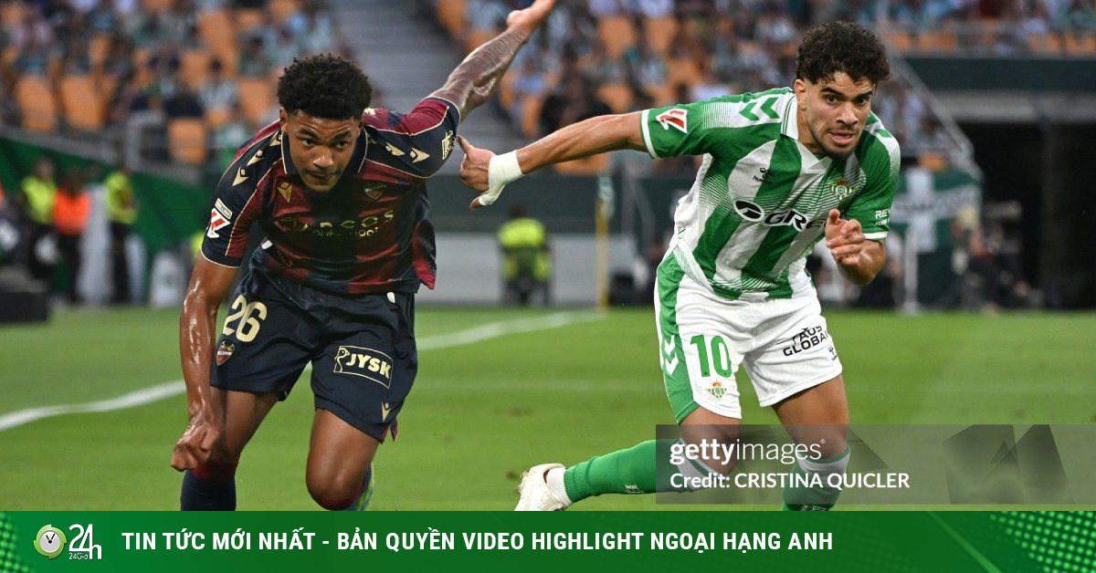 Video bóng đá Betis - Levante: Đội Antony nhọc nhằn, đua trụ hạng nghẹt thở (La Liga)