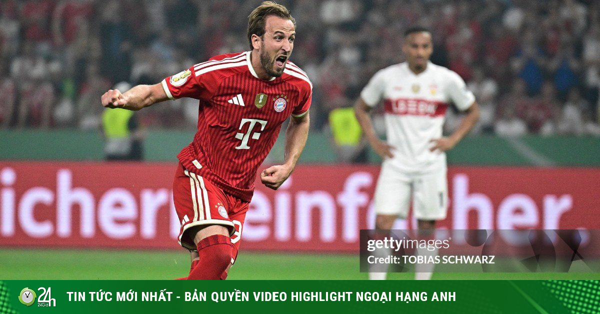 Video bóng đá Bayern Munich - Stuttgart: Hat-trick của Harry Kane, "cú đúp" danh hiệu (Chung kết Cúp QG)