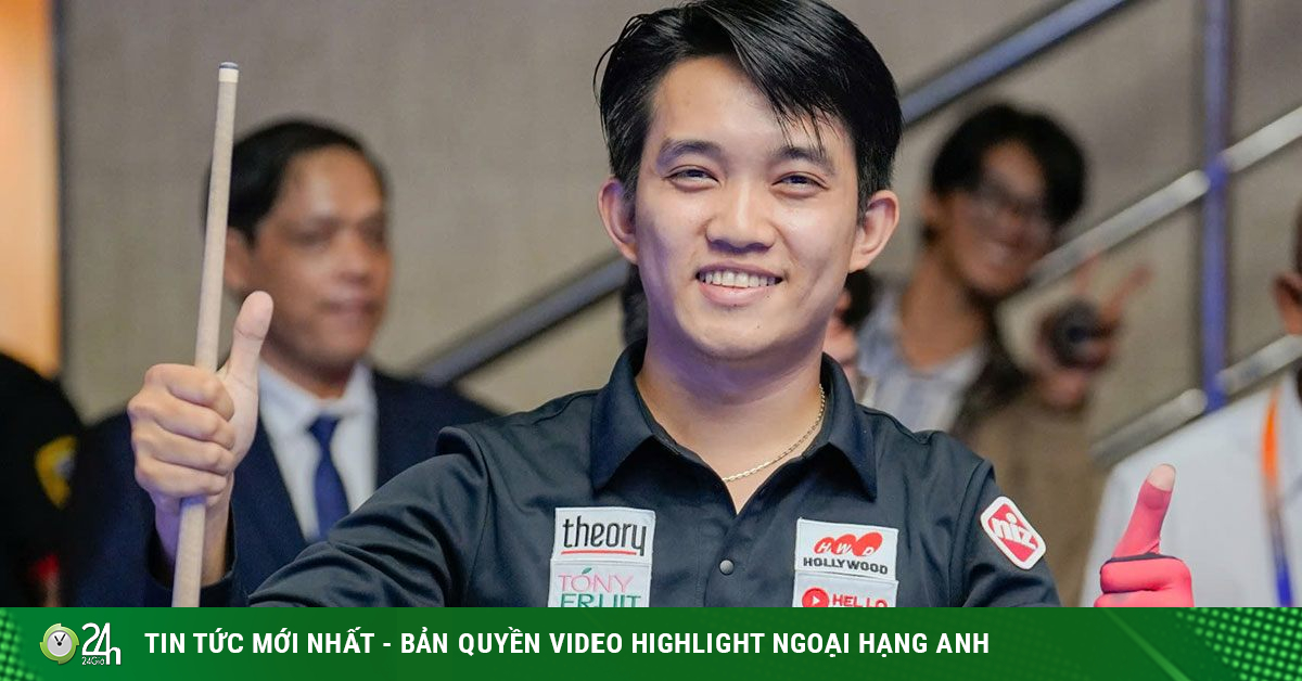 Vang dội Chiêm Hồng Thái thắng siêu sao hạng 2 thế giới, vào chung kết bi-a World Cup