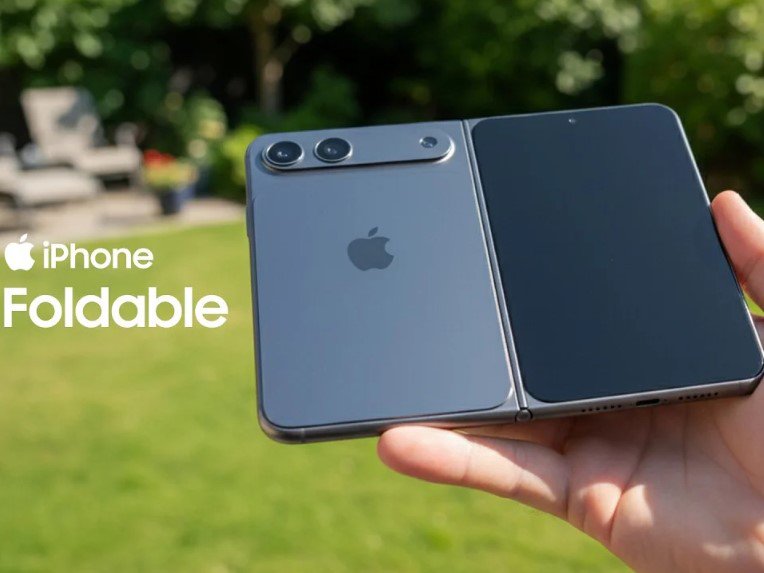 Ảnh concept iPhone màn hình gập.
