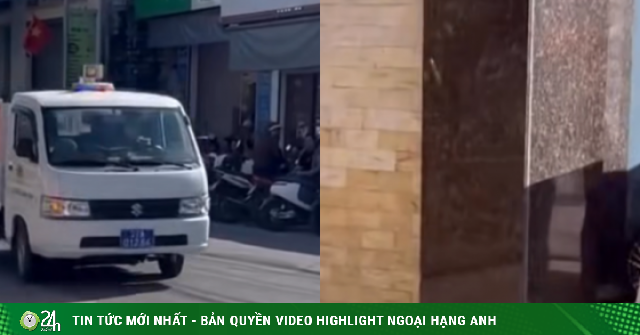 Nam sinh Nghệ An ngủ quên ngày thi lớp 10, công an dùng xe chuyên dụng mở đường