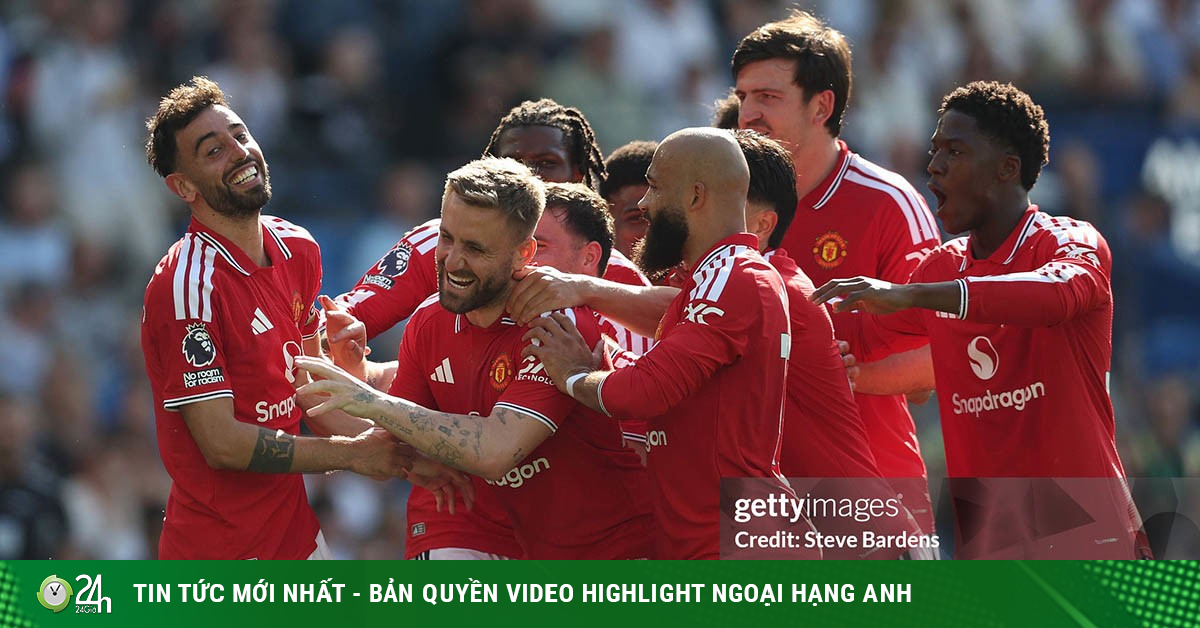 MU đại thắng Brighton, Fernandes xứng danh cầu thủ hay nhất Ngoại hạng Anh
