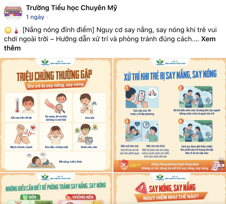 Chủ động điều chỉnh dạy học, hạn chế hoạt động ngoài trời