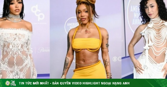 Dàn sao đua nhau hở bạo trên thảm đỏ American Music Awards