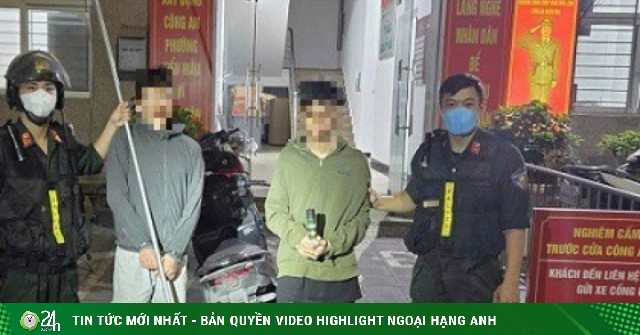 Hà Nội: Bắt nhóm ‘quái xế’ mang tuýp sắt, xịt hơi cay tấn công Tổ công tác 141