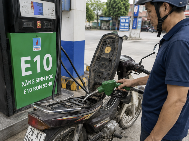 Xăng E10 có làm xe yếu, tắc kim phun và hao nhiên liệu?